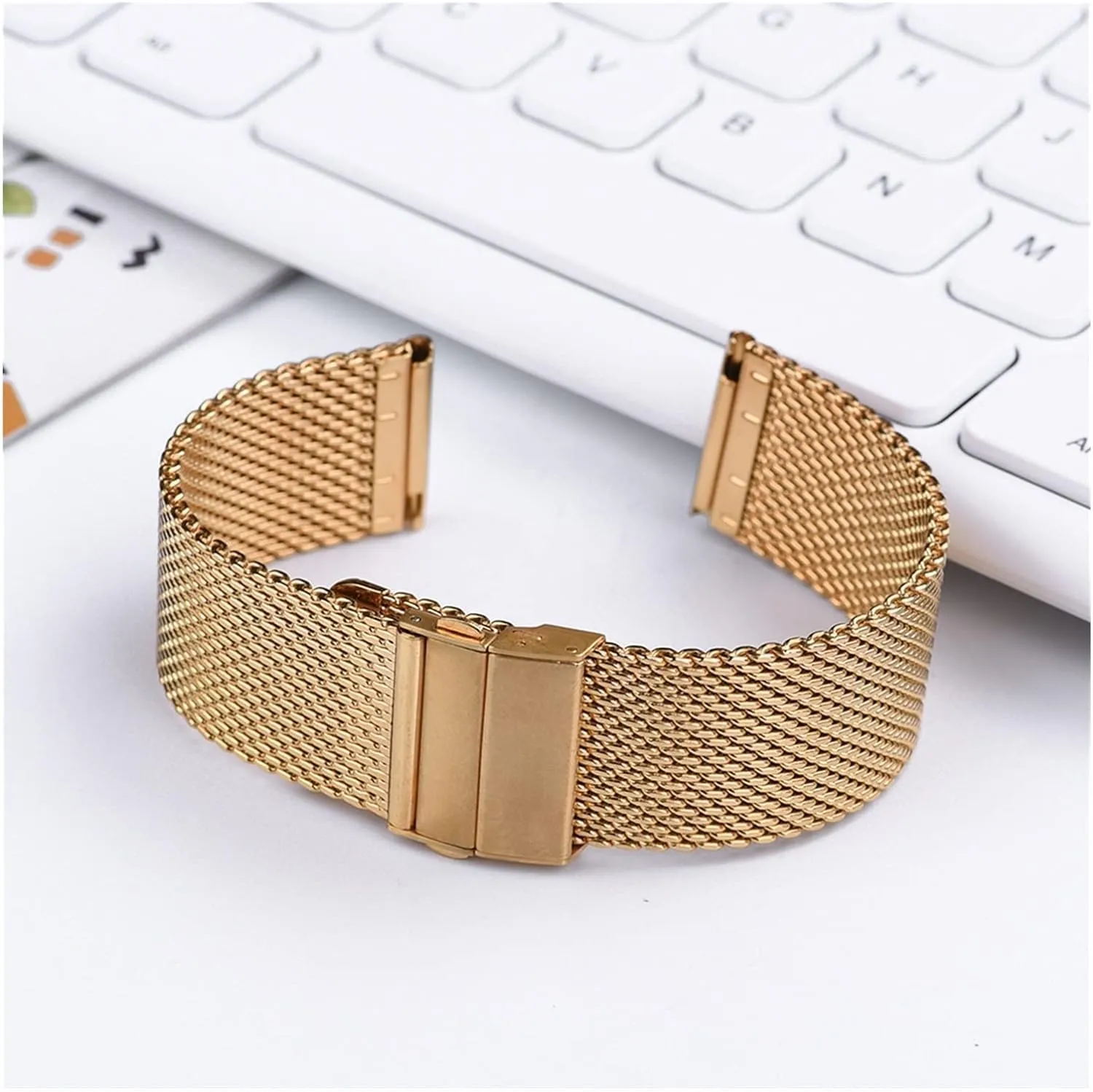 Watch Bracelet Replacement Band Milanese Stainless Steel watch Strap rely Universal Watchband For Smart 