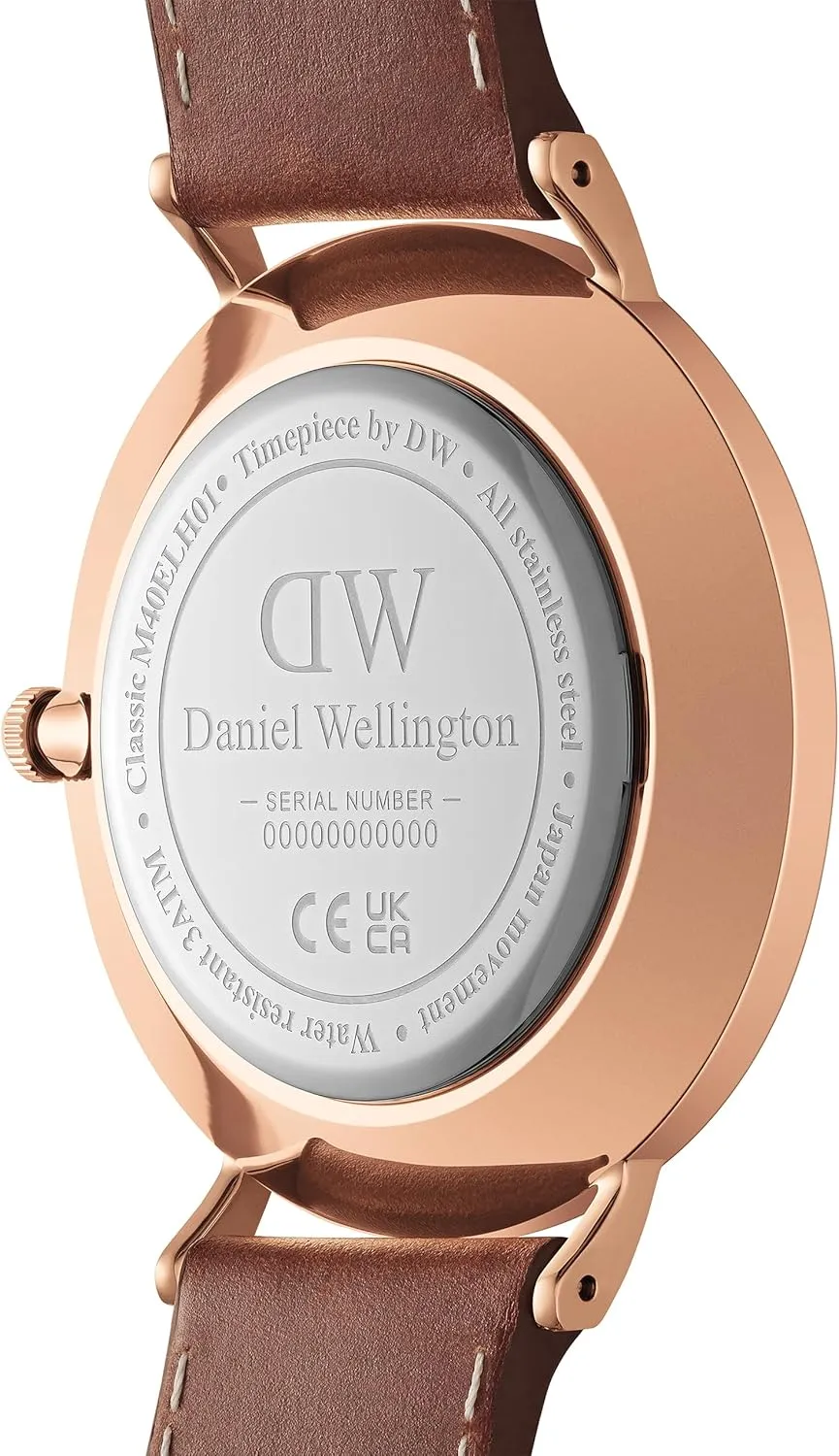 Watch ?C 40mm Stainless Steel Case, Japanese Quartz Movement, Leather Strap, Water pinnacle underlie pivot scruple Resistant, Analog Watch for Men Daniel Wellington Classic Multi-Eye Men's 