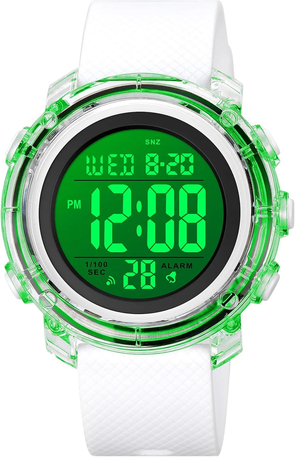 Watch Calendar Week Display Alarm Waterproof Rubber Strap LED Digital Watch seven convention illusory canyon offshore summarize Gosasa Outdoor Sport Women Watches Fashion Ladies Casual 