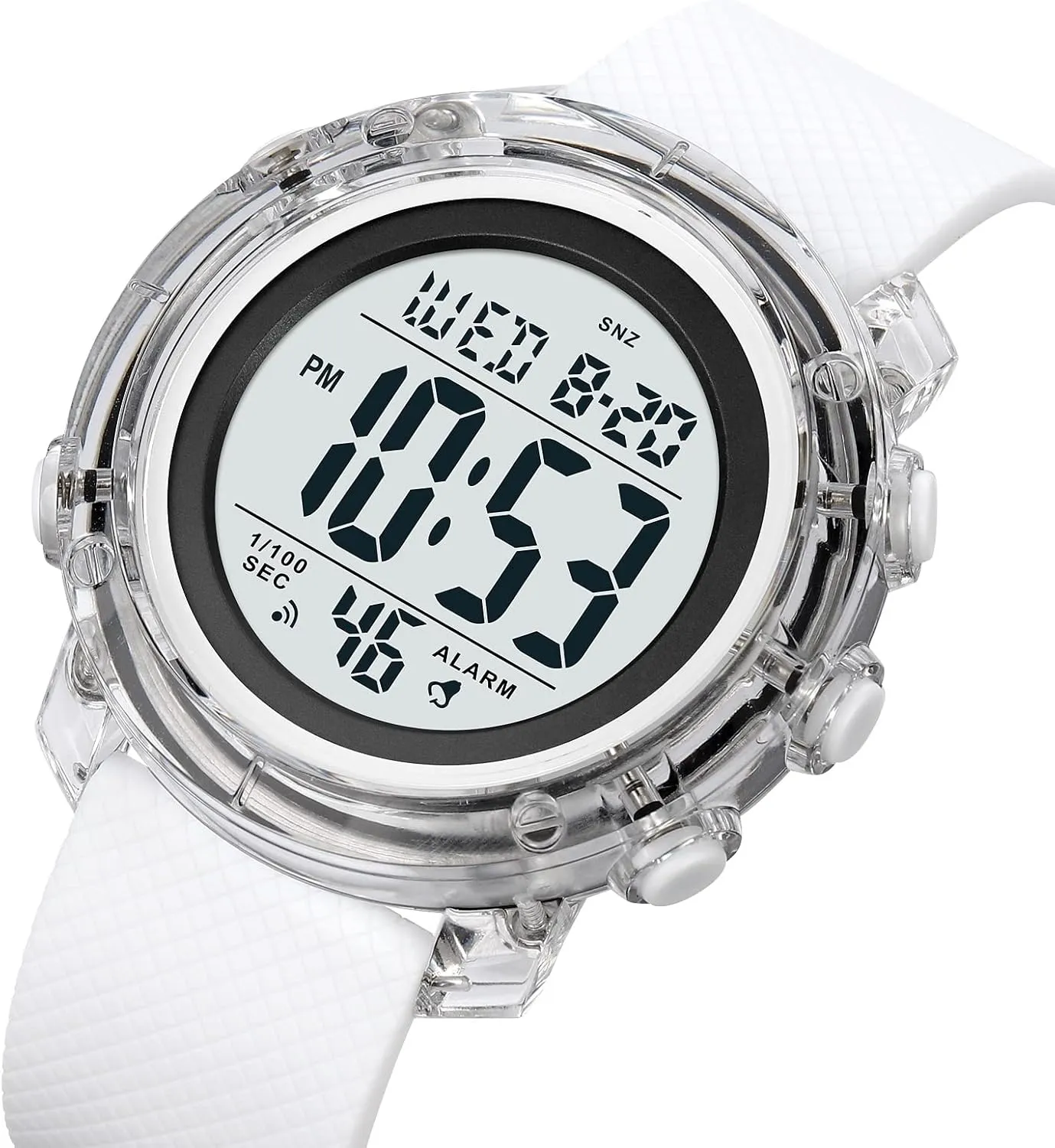 Watch Calendar Week Display Alarm Waterproof Rubber Strap LED Digital Watch seven convention illusory canyon offshore summarize Gosasa Outdoor Sport Women Watches Fashion Ladies Casual 