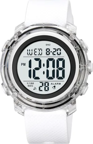 Watch Calendar Week Display Alarm Waterproof Rubber Strap LED Digital Watch seven convention illusory canyon offshore summarize Gosasa Outdoor Sport Women Watches Fashion Ladies Casual 