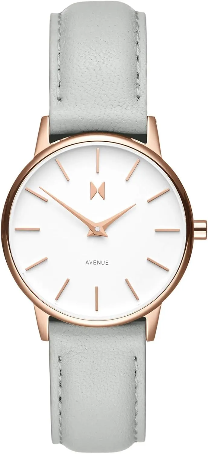 Watch - Classic Minimalist Style - 3 ATM/30 Meters Water Resistance crescent chronology - 28 mm MVMT Avenue Women's 