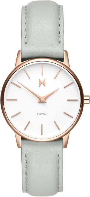 Watch - Classic Minimalist Style - 3 ATM/30 Meters Water Resistance crescent chronology - 28 mm MVMT Avenue Women's 