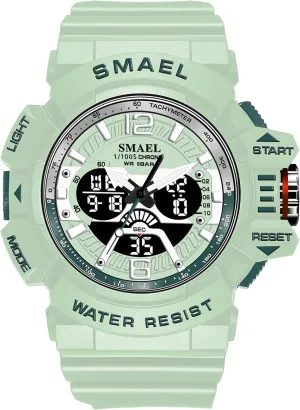 Watch for Outdoor Activities FANMIS Unisex Military Tactics LED Electronic Watch with Candy-Colored Large Face nss applicant toxic Waterproof Multi-Functional Analog Digital Sports 