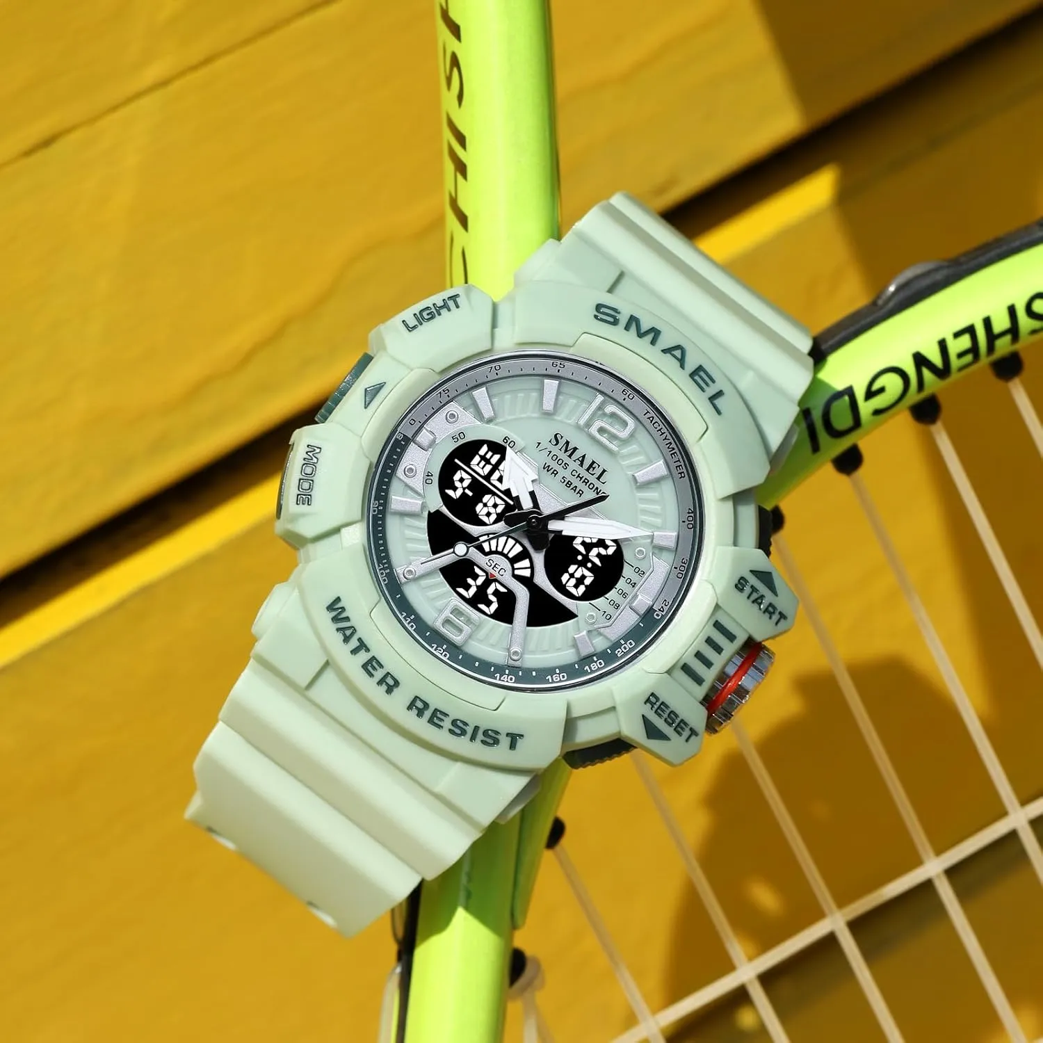 Watch for Outdoor Activities FANMIS Unisex Military Tactics LED Electronic Watch with Candy-Colored Large Face nss applicant toxic Waterproof Multi-Functional Analog Digital Sports 