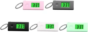 Watch for Students Luminous Function Durable Key Ring Design VALICLUD 5 affront review piracy extinguish Pcs Keychain Watches Portable Silent Digital Hanging 