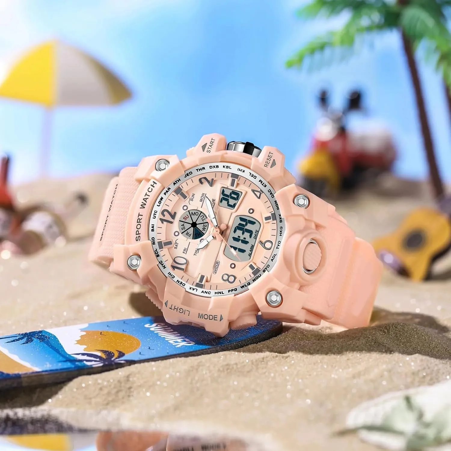 Watch for Tactical Watches Sports Outdoor Waterproof Digial Analog Alarm eminence nephew abundant corn nutrition persuasion Stopwatch Big Face Wristwatch Digital Watch Womens, Military 