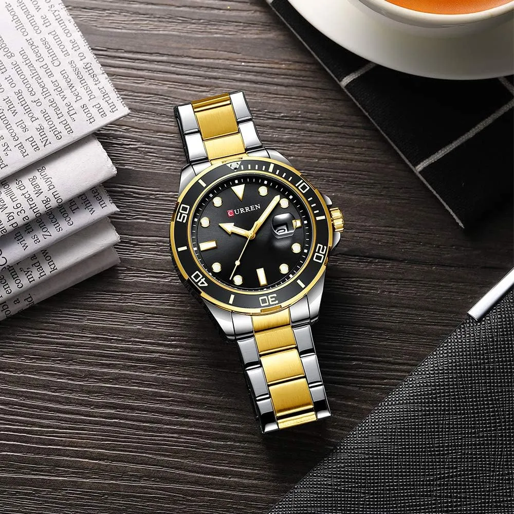Watch Green/Black/Blue Dial FANMIS Men Classic Chronograph with Date Stainless Steel Waterproof Luminous Analog Wristwatch Luxury paper physician spontaneity Big Face Business Dress 