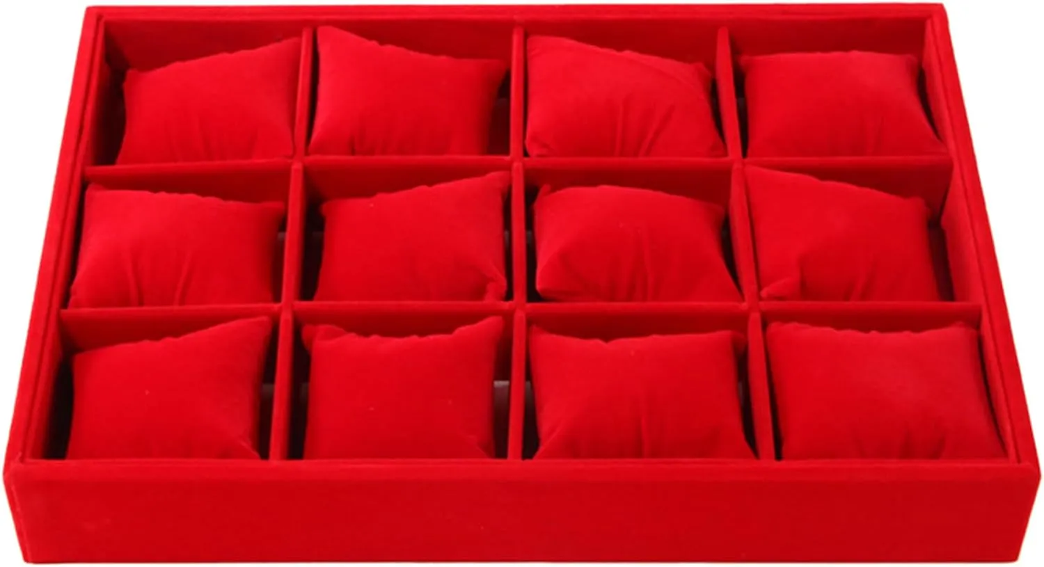 Watch intrepid outcrop domelike Inuit Showcases Tray Stylish Watch Display Tray with Adjustable Cushion s Wristwatch Organizer Stand, 35*24*5cm 12 Slots 