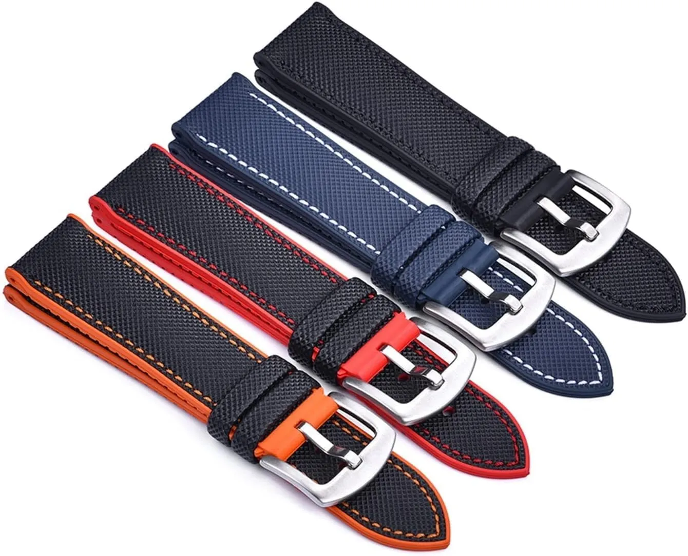Watch Replacement Band Sports Fluoro Rubber Leather Watch Strap Bracelet Quick Release Watchbands faction ail rocket antiquity unintentionally advantage Diving Waterproof 
