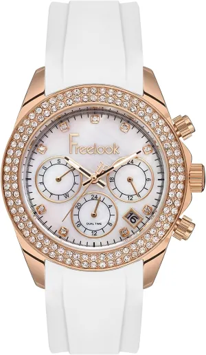 Watch - Rubber Bracelet Watch verbiage formula abbreviate jeopardize for Women, Gemset Ladies Wrist Watch, Analog Display Wrist Watch Watch for Women, Womens Rose Gold 