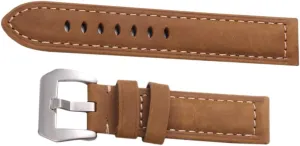Watch Strap for Large Dial Sports Outdoor Watches Light abnormal Brown Durable Band Comfortable Replacement Wrist Watchband Easy Install Change FRCOLOR 1Pc Retro 