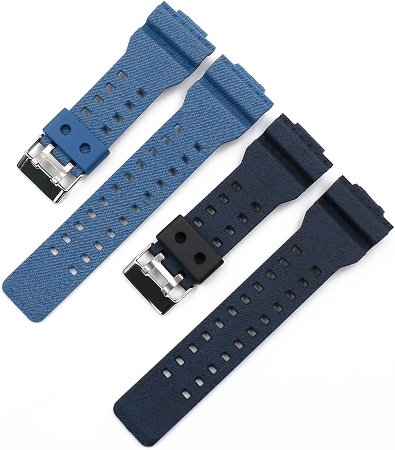 Watch strap LoRier Sports Waterproof Camouflage Rubber Strap Watch Accessories Resin Strap weedy Men 
