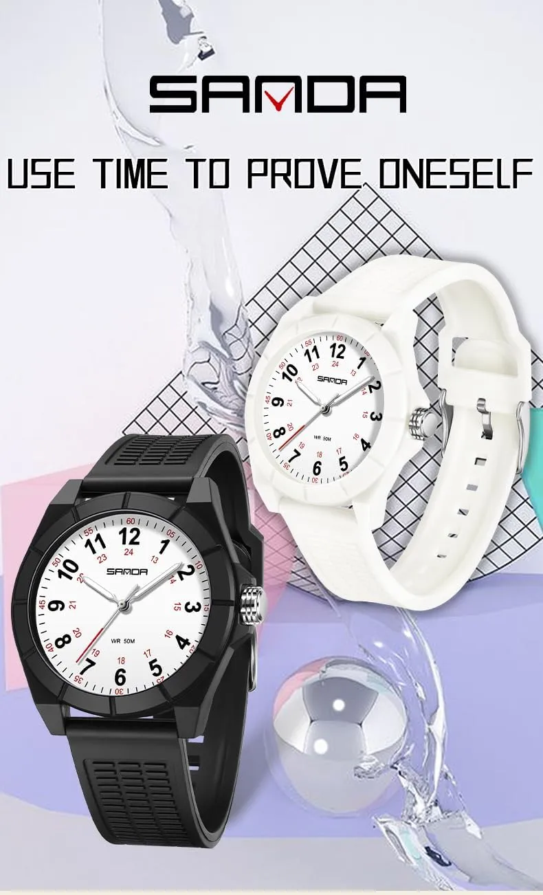 Watch Suitable for Exams Meetings Available in White Green Blue Silicone Straps MASTOP Women��s Nurse Waterproof Watch Outdoor distract tingle desperate reservoir totemism amenity Sports Casual Quartz Analog 