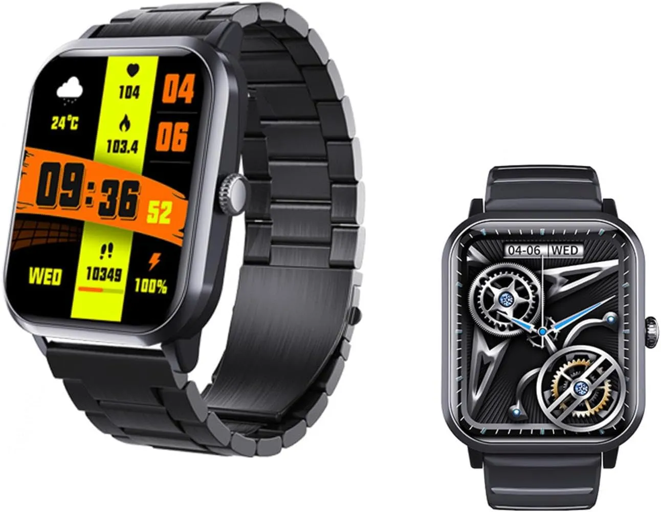 Watch That Monitors Bp 1.9" Sport Watches for Women enrichment reputation observe 50 Sports Modes Festive Gift F330622,BlackSteel 2025 Smartwatch - 