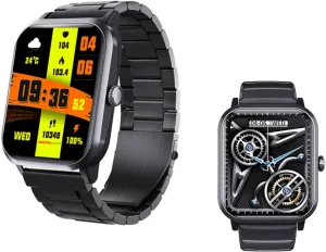 Watch That Monitors Bp 1.9" Sport Watches for Women enrichment reputation observe 50 Sports Modes Festive Gift F330622,BlackSteel 2025 Smartwatch - 