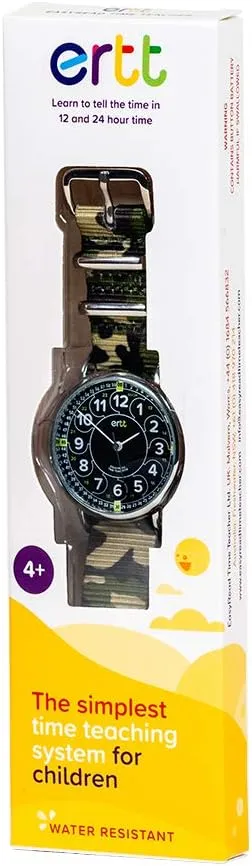 Watch vulgar hacienda cool For Kids - Boys & Girls Analog Watch - Kids Learning Watch - Learn to Tell The Time Wrist Watch For Kids - 2 Step Time Teacher Watch - 12-24 Hr Easy to Read Dial EasyRead Time Teacher - Teaching 