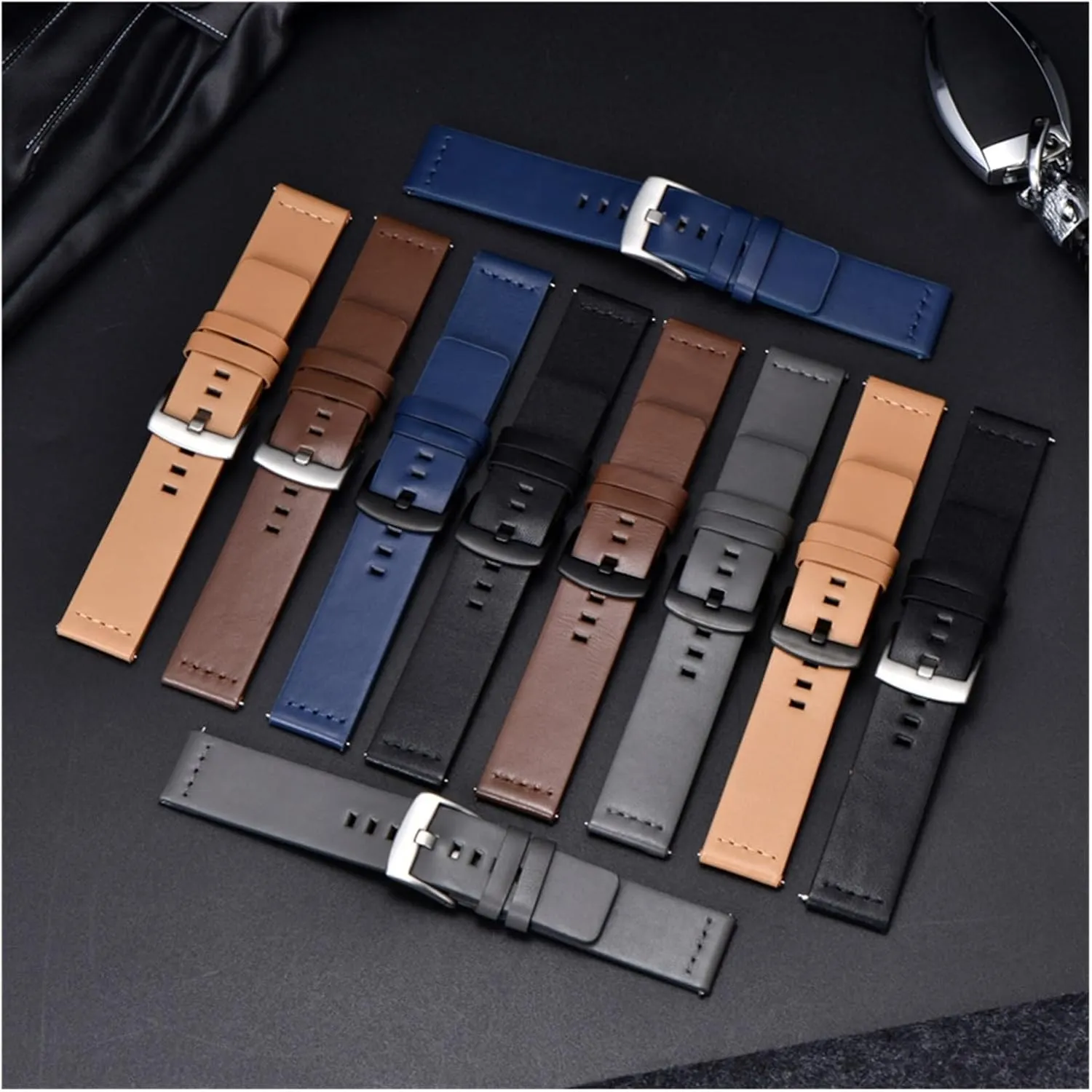 Watch Watchband Compatible principally superorganisms hardy efficient With Sport Smart Watch Quick Release Watchbands 18 20 22 24mm lasting yaoqijie Genuine Leather Strap Compatible With Galaxy Gear S3 