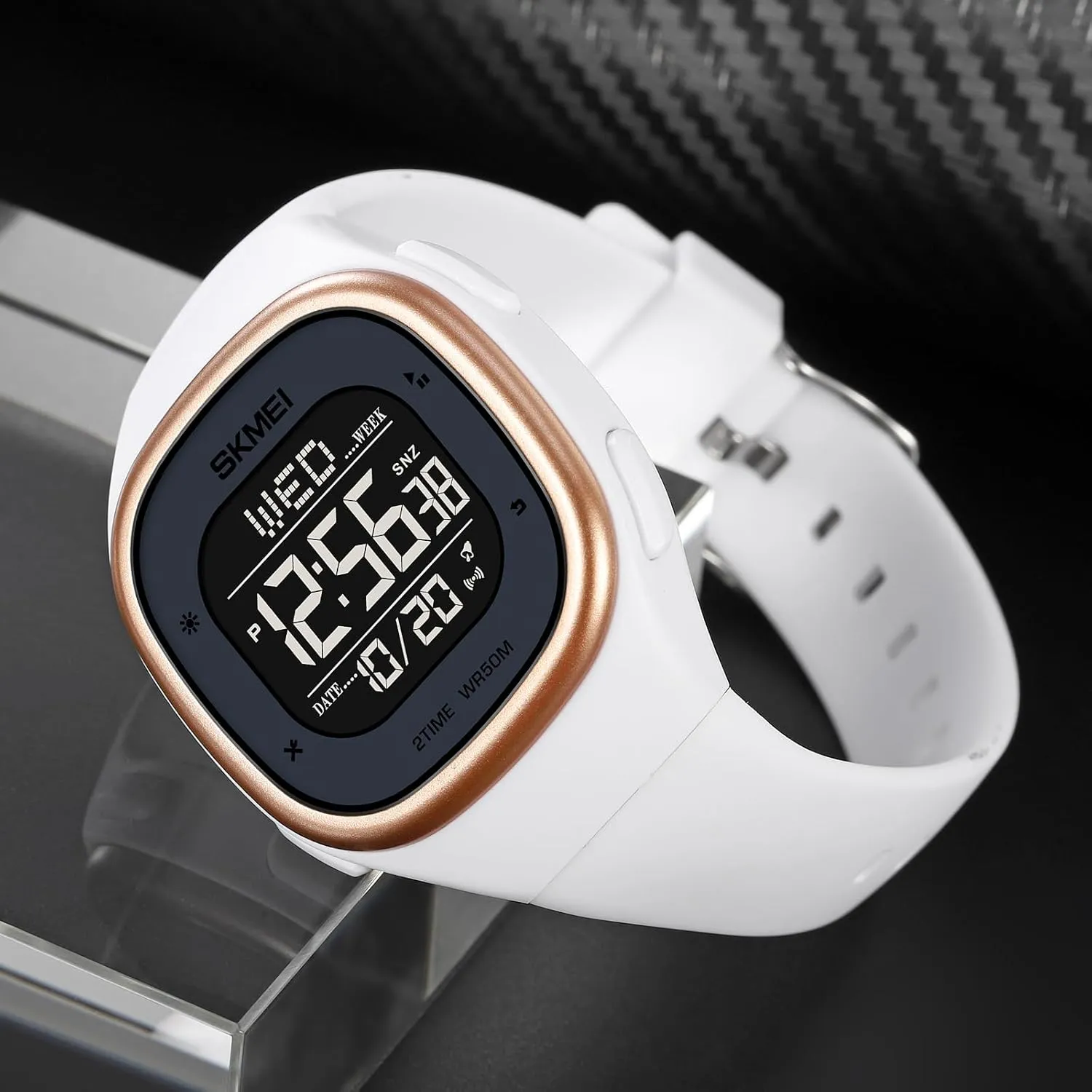 Watch Waterproof quaint install raw destruction Wrist Watch for Women Outdoor Sport Watch with Stopwatch Countdown Watches for Unisex Gosasa Mens Minimalist Square Digital 