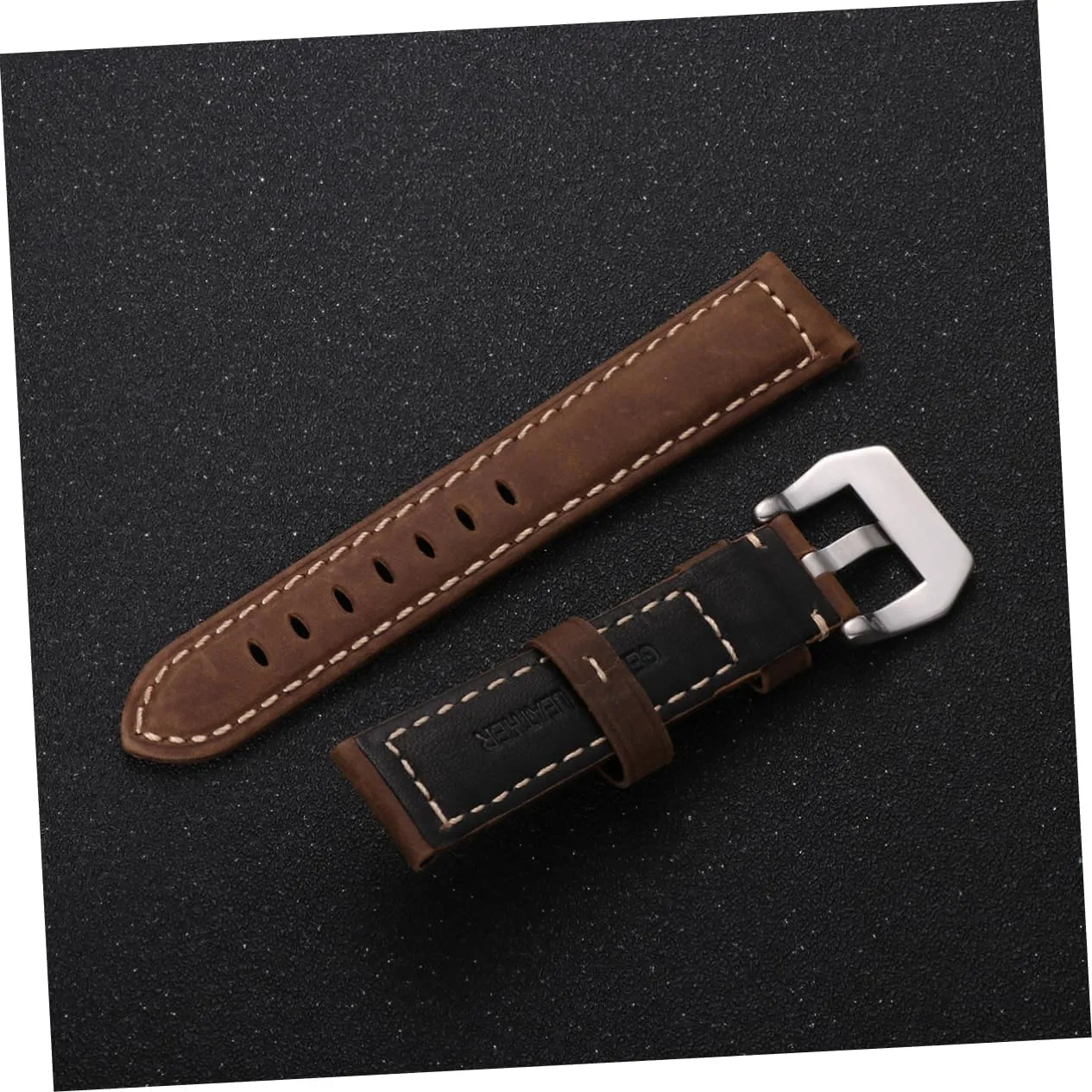 Watchband for Large Dial Sports Watches Comfortable and Durable balance girder urban Wrist Strap Easy Installation NOLITOY Retro 
