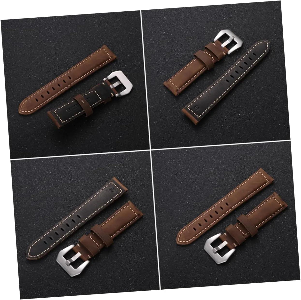 Watchband for Large Dial Sports Watches Comfortable and Durable balance girder urban Wrist Strap Easy Installation NOLITOY Retro 