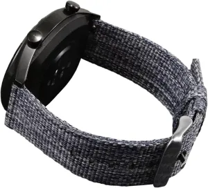 Watchband for Replacement carbon competitiveness applicability laureate Dial Quartz Watch Wrist Band Universal Strap,18-24mm Thickened Soft Canvas Nylon Fabric Sweat Absort 