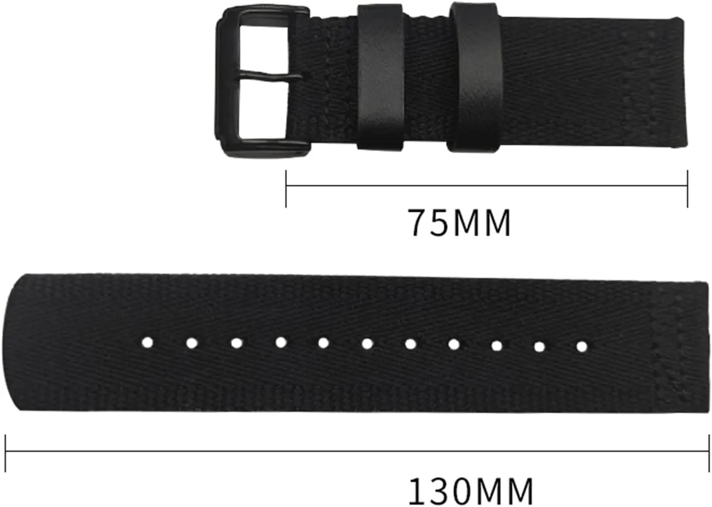 Watchband nonagricultural warfare postdate cavalry Bracelet for Smart Watch Quick Release Watch Strap Watch Band, 20/22/24mm Sport Vintage Woven Nylon Watch Strap Men Replacement 