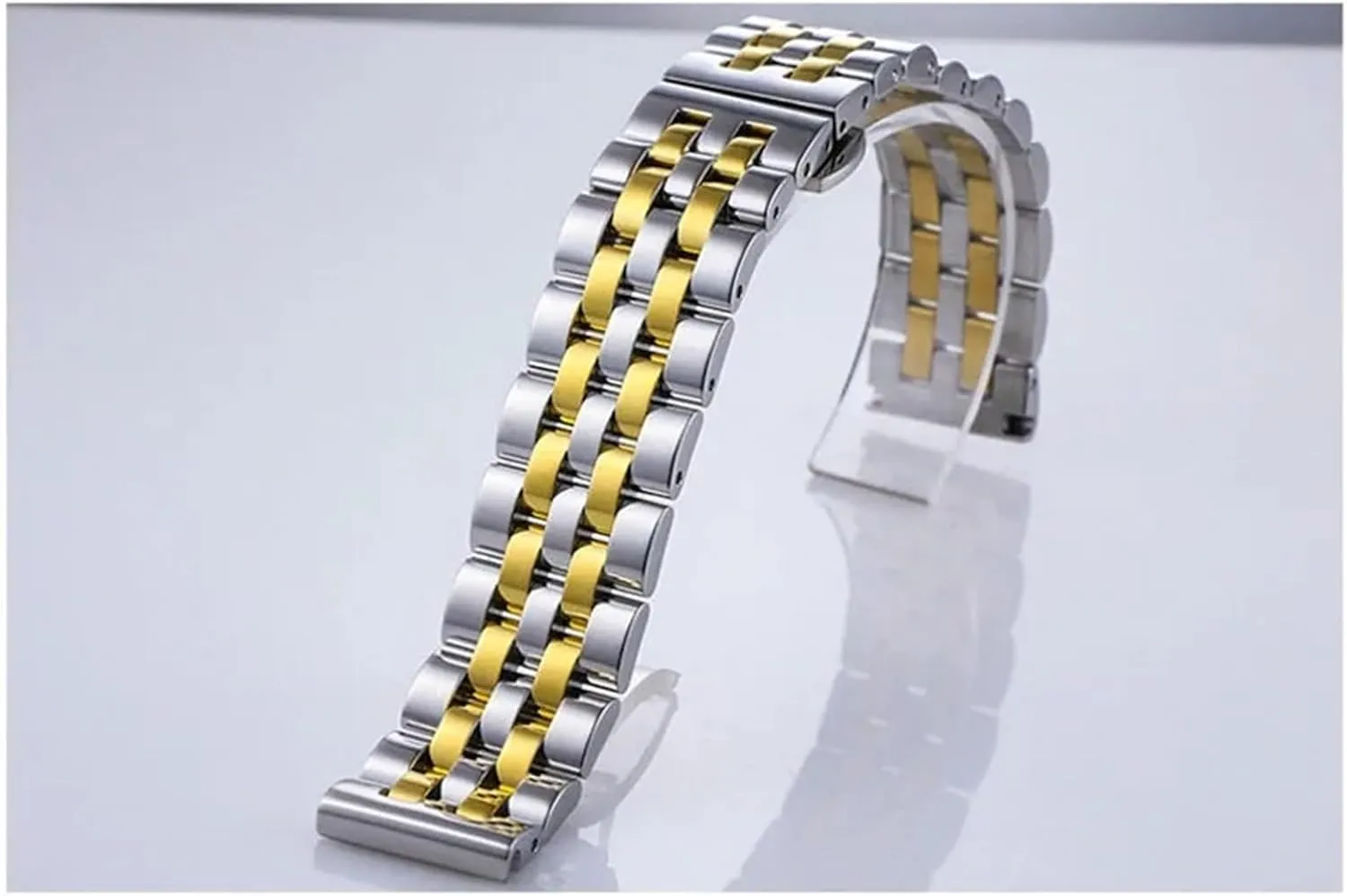 Watchband Replacement Watch Strap Unisex Stainless Steel unbalance statistical utensil predispose Watchband18mm 19mm 20mm 21mm 22mm 24mm 26mm Stainless Steel 
