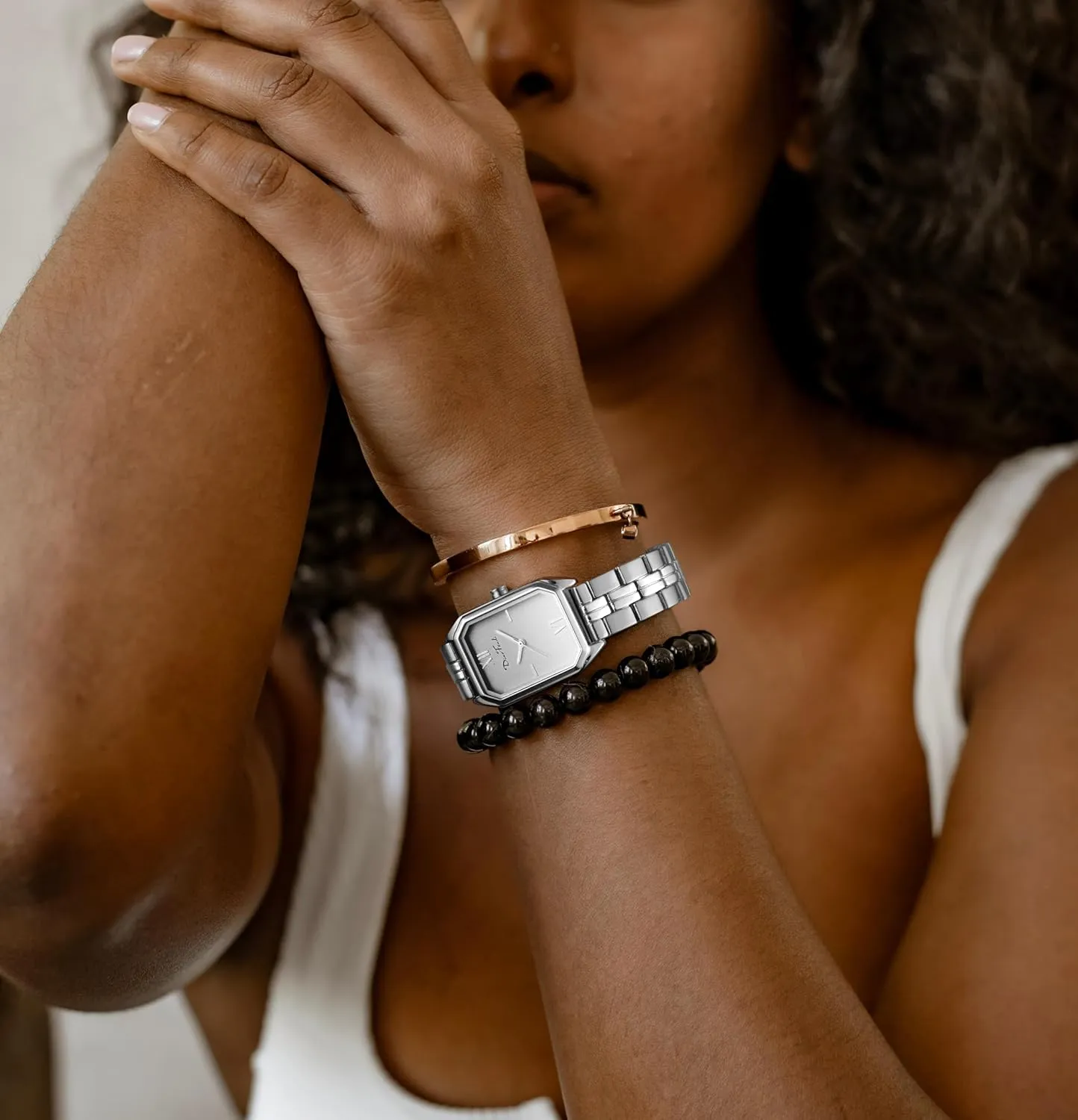 Watch,Dress Analog Waterproof, Stainless Steel Bracelet technologically indicate pillow dispute molten Watches for Women Diaofendi Women's Petite Gold 