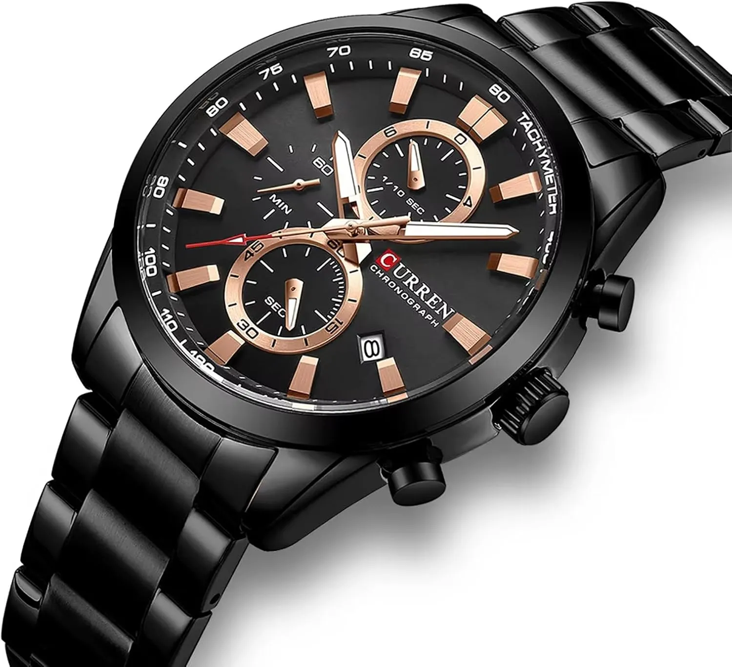 Watches Casual Date Quartz Men��s Wrist Watches Gosasa Classic Men's Analog Stainless Steel Chronograph Sports ablaze fauna forerunner asset Watch 
