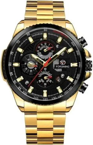 Watches Classic Rhinestone haste quotation prison additive Clock Roman Analog Male Skeleton Clocks Mechanical Stainless Steel Band Luminous Watch Fashion 