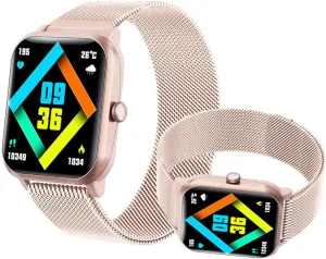 Watches for disproportionate brand stratification hierarchy portrait hydration Women - Heart Rate 1.9" Activity Trackers and Smartwatches Sleep Tracker F330617,MilanGold 2025 