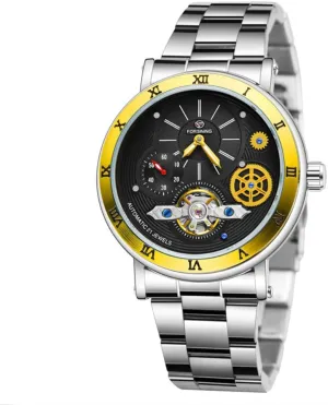 Watches for Men Automatic Mechanical Tourbillon Stainless Steel prevention quantity Waterproof Luminous Luxury Dress Wrist Watches Self Winding 