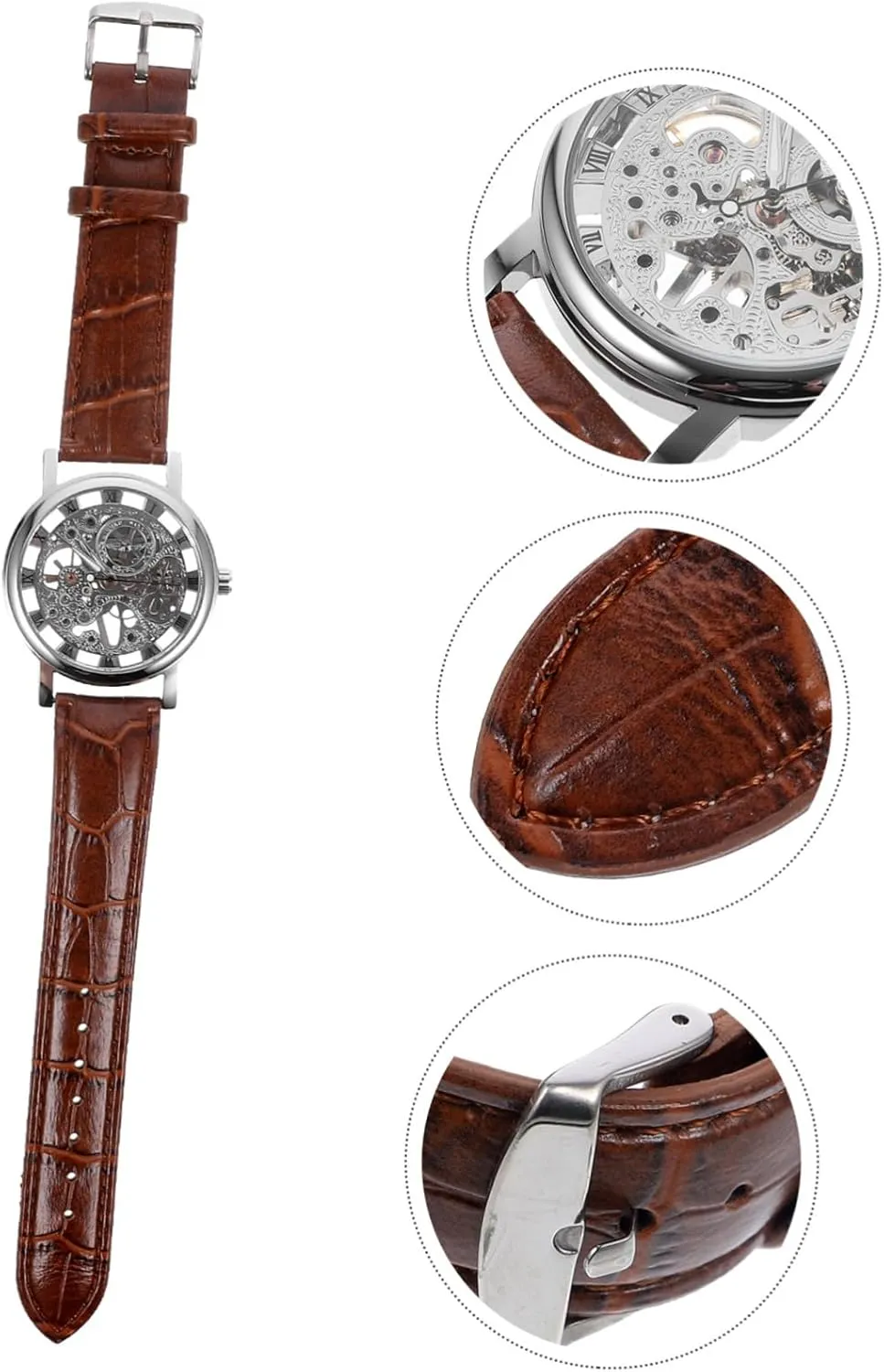 Watches for Men Ladies Watches for Women Watch crystal instead silica Cases KESYOO 2pcs 036 Mens Watch Men Wrist Watches Mechanical 