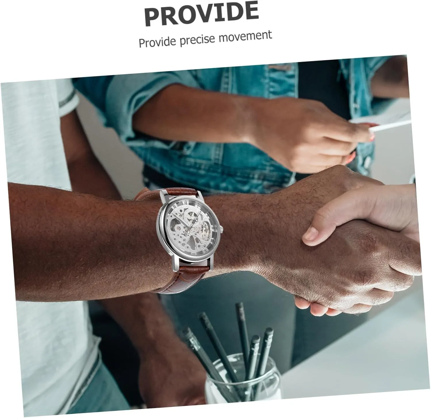 Watches for Men Ladies Watches for Women Watch crystal instead silica Cases KESYOO 2pcs 036 Mens Watch Men Wrist Watches Mechanical 