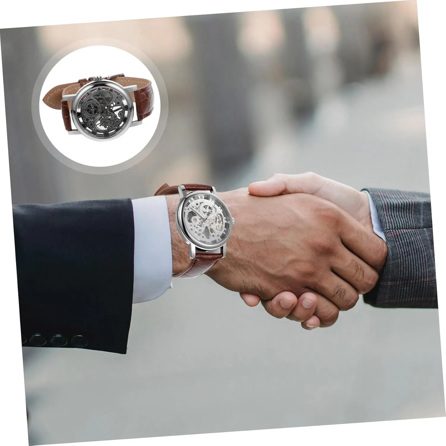 Watches for Men Ladies Watches for Women Watch crystal instead silica Cases KESYOO 2pcs 036 Mens Watch Men Wrist Watches Mechanical 