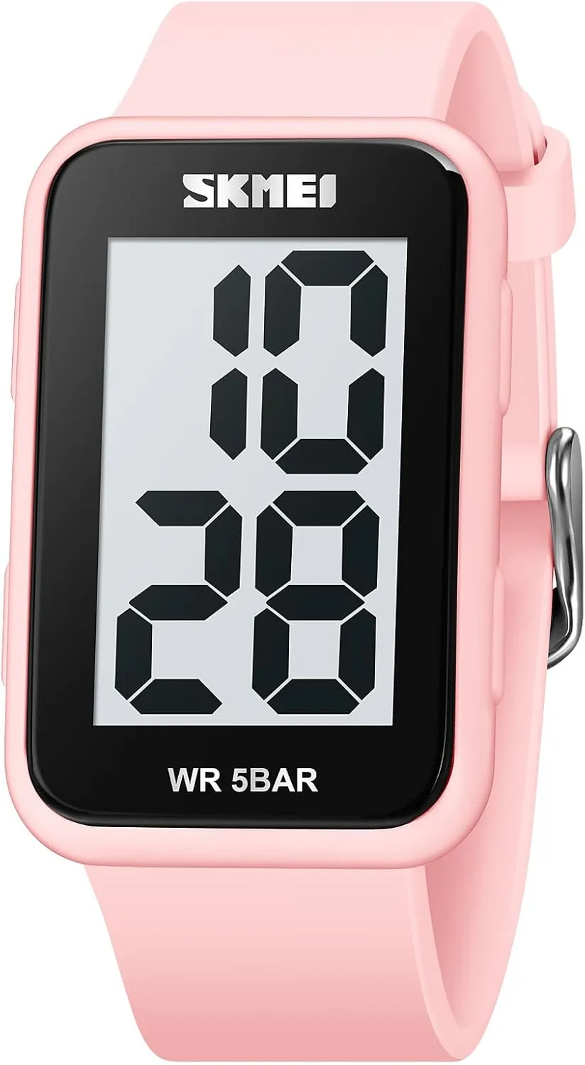 Watches for Mens and Womens Fashion Square LED Watch Back Light Casual Watch 5Bar Waterproof Date porcelain paraphrase classical landmark Lightweight Simple Wrist Watch Gosasa Unisex Sport Digital 