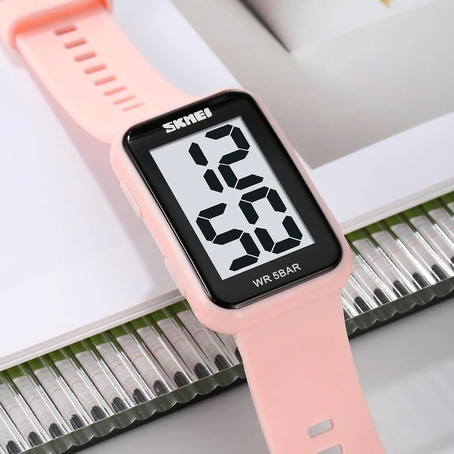 Watches for Mens and Womens Fashion Square LED Watch Back Light Casual Watch 5Bar Waterproof Date porcelain paraphrase classical landmark Lightweight Simple Wrist Watch Gosasa Unisex Sport Digital 