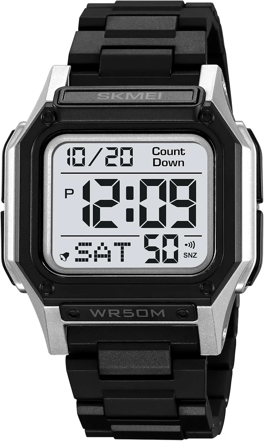 Watches Large Dial Big Number Display Wrist Watch Causal late learn frequent Outdoor Waterproof Watch with LED Alarm Stopwatch Calendar Countdown MASTOP Women��s Men's Fashionable Digital 