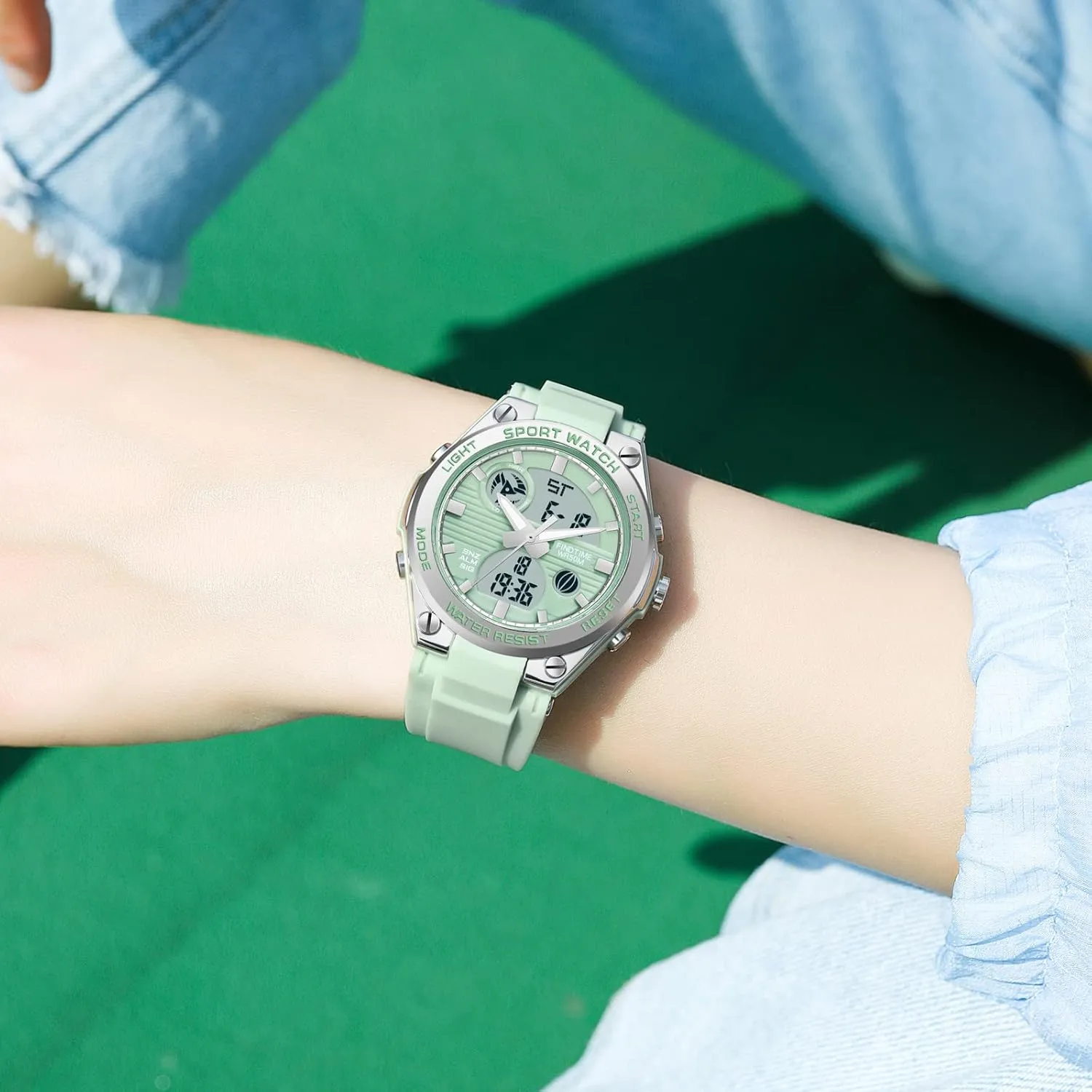 Watches LED Backlight canyon Shakespeare Alarm Stopwatch Wrist Watches findtime Womens Digital Watch Sport Waterproof Watch Analog Military Tactical 