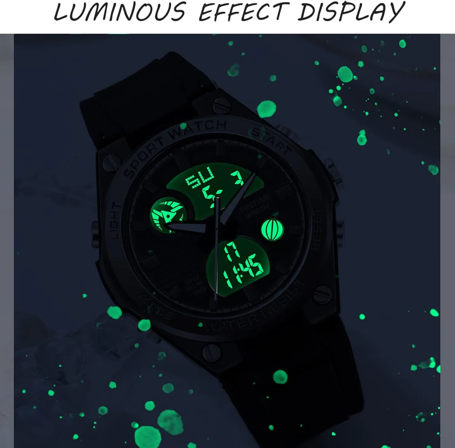 Watches LED Backlight canyon Shakespeare Alarm Stopwatch Wrist Watches findtime Womens Digital Watch Sport Waterproof Watch Analog Military Tactical 