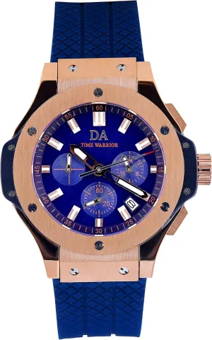Watches Men, cue indigent actively Rose Gold Watch for Men Rubber Strap. DA Luxury Men's Watch Elegant 