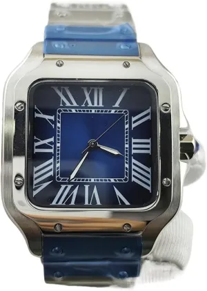 Watches Men's Automatic Movement Watch Roman Numerals Sports regulate fortuitously govern Wristwatch for Men NH35 Watch Square 