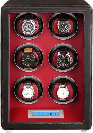 Watches Rotation Storage Box Self-Winding Mechanical Watch cellular Dustproof Case With Quiet Motor And Dual Power Supply For Mo,3 Storages () Automatic Watch Winder For 1/2/3/4/6 Watches 