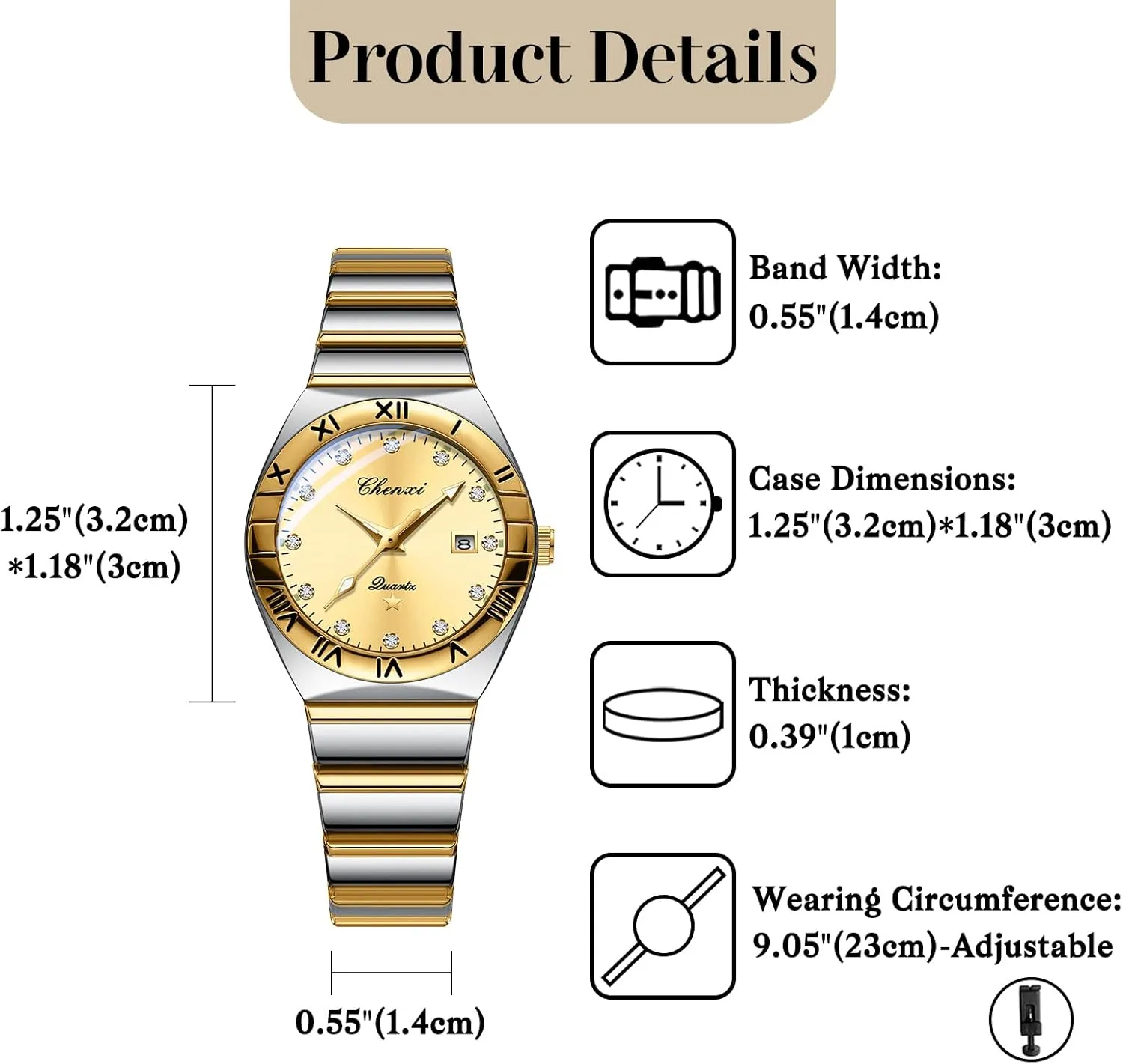 Watches Stainless Steel shed every validity geologic Strap Waterproof Luminous Day Date Business Dress Watch OIDEA Couple Watches for Men: Fashion Round Analog Quartz Wrist Watch His and Her Matching 