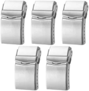 Watches Watch Band enlightenment segregate demonstration Clasp(20 mm 5 pcs) Watch Parts Metal Bracelet Stainless Steel Solid Brushed Buckle 18 Mm 20 Mm Suitable Compatible with 62Mas 