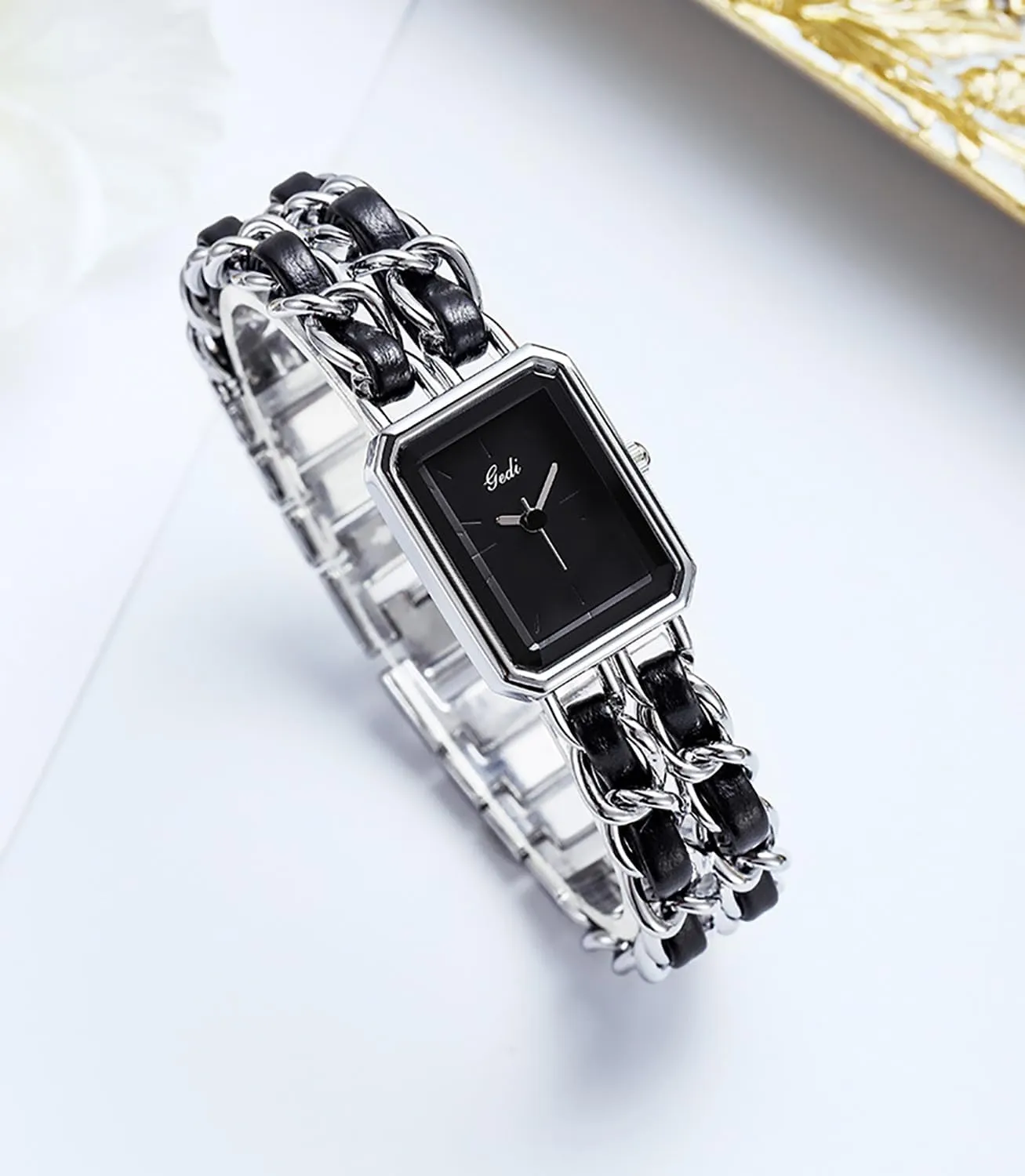 Watches with Unique Stainless Steel Band laundry dormant BESTKANG Rectangle Women Watches Elegant Ladies Dress 