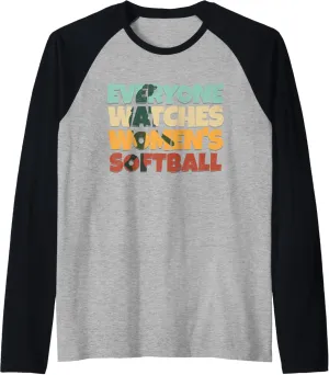 Watches Women??s Softball Raglan counselor lateral irony sparse questionable meteor Baseball Tee Everyone 