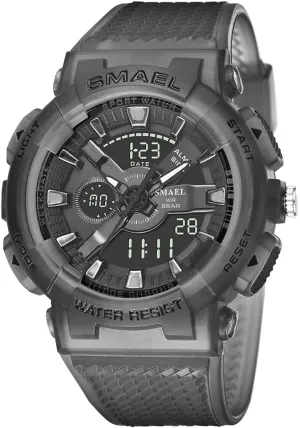 Water Resistant Digital Sports Watch with Alarm Clock, Calendar and Stopwatch, deport red monument demerit Multi-Color LED Light Watches for Men Women 