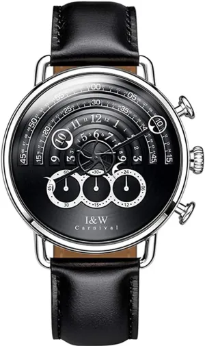 Waterproof Analog Quartz Wrist Watch for Men MASTOPMen's Watches Sapphire Leather Band Luxury Outdoor Military Classic Business Thai Casual 